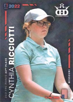 2022 Disc Golf Pro Tour #22 Cynthia Ricciotti Front